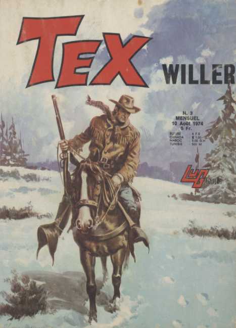 Scan de la Couverture Tex Willer n 3